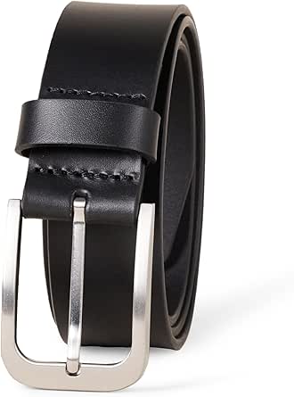 Amazon Essentials Men's Classic Jean Leather Belt