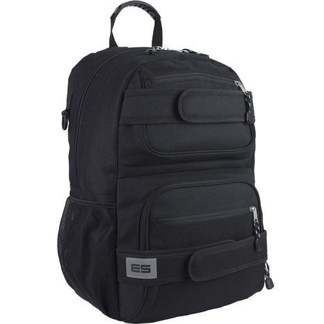 Eastsport Double Strap Skater Backpack, Black