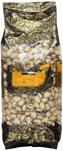 Kirkland Signature California Dry Roasted & Salted In-Shell Pistachio, 48 Ounce