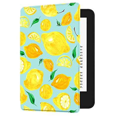 Huasiru Painting Case for All-New Kindle (10th Gen - 2019 Release only—Will not fit Kindle Paperwhite or Kindle Oasis), Lemon