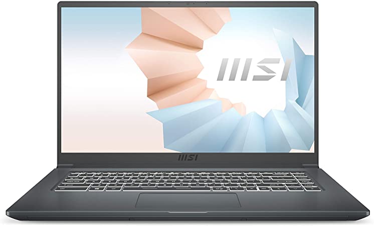 MSI Modern 14 Professional Laptop: 14" IPS-Level Thin Bezel Display, Intel Core i7-1165G7, NVIDIA GeForce MX450, 16GB RAM, 512GB NVMe SSD, Win10 PRO, Carbon Gray (B11SB-288)