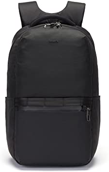 Pacsafe Metrosafe X Anti Theft 25L Backpack - With Padded 15" Laptop Sleeve, Black