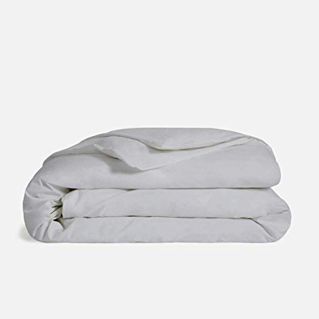 Mayfair Linen 600 Thread Count Silver Queen Duvet Cover Set, 100% Long Staple Egyptian Cotton Quilt Cover Queen/Full Size, Silky Soft, Breathable with Hidden Zipper Closure.