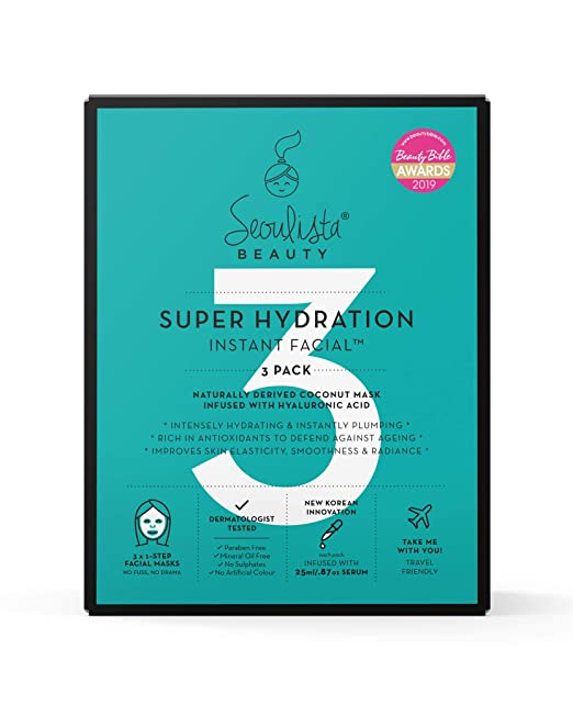 Gifts & Sets by Seoulista Beauty 3 Pack Super Hydration Instant Facial