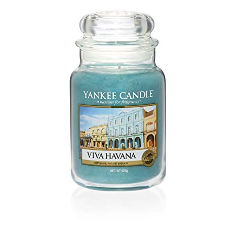 Yankee Candle Viva Havana Jar Candle, Green, Large