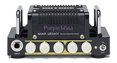 Hotone Nano Legacy Purple Wind 5-Watt Compact Guitar Amp Head with 3-Band EQ