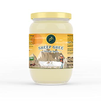 PH's Organic sheep Milk Ghee 250 ML | bilona method | Very Rare | Most suitable for your Skin