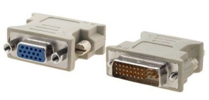 Cabling4Less DVI to VGA HD15 Adaptor M-F