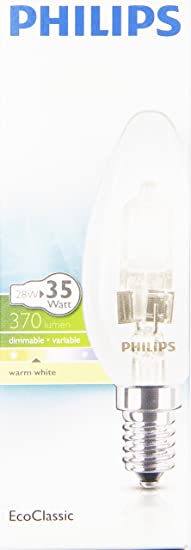 Philips 321572 Energy Saving Bulbs 28W E14, 28W, 2900 Kelvin