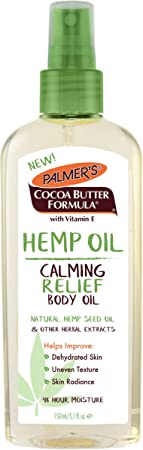 Palmer's Cocoa Butter Formula Hemp Oil Calming Relief Body Oil, 5.1 Ounces