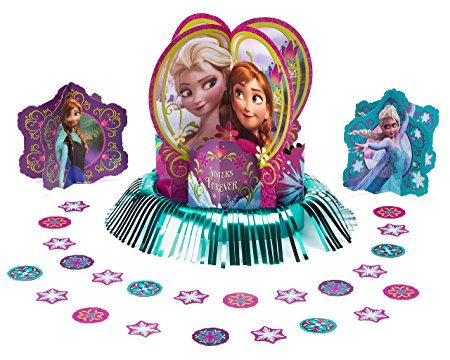Disney Frozen Table Decorating Kit Assorted Birthday Party Decoration (23 Pack), Multi Color, .