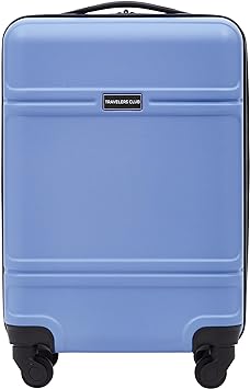 Travelers Club Spinner Luggage, Skyline Blue, 20-Inch Carry-On