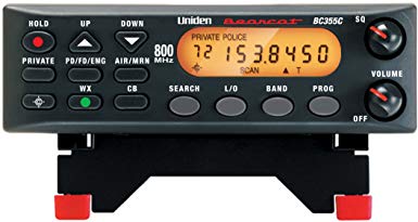 Uniden BC355C 800MHz 300-Channel Base Mobile Scanner (Black) (Discontinued by Manufacturer)