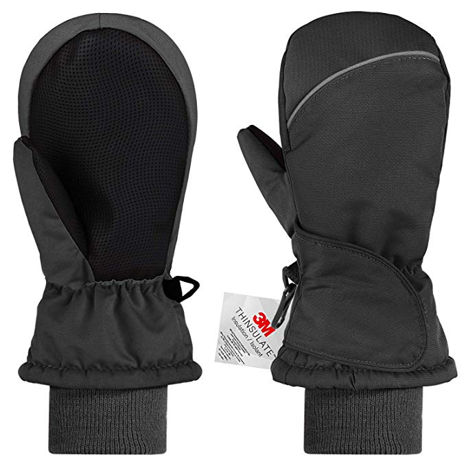 Andake Kids Ski Mittens Gloves Winter Warm Snow Mittens for Girls Boys Children Gift