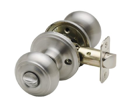 Copper Creek CK2030SS Colonial Privacy Door Knob, Satin Stainless