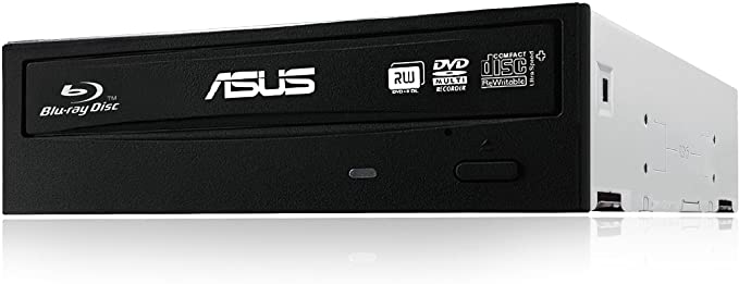 ASUS BW-16D1HT - ultra-fast 16X Blu-ray burner with M-DISC support, black