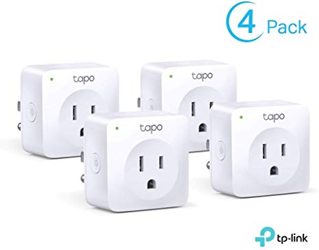 TP-Link Tapo P100(4-pack) Smart Plug, white