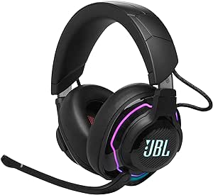 JBL Quantum 910 Wireless Gaming Headset, Black, Large (Renewed)