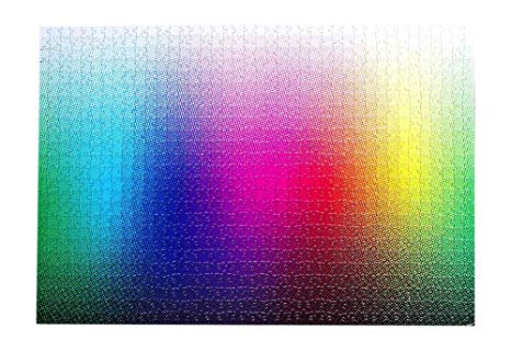 1000 Colors Halftone Jigsaw Puzzle CMYK Gradient Clemens Habicht