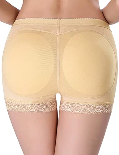 Butt Lifter Hip Enhancer Pads Underwear Shapewear Lace Padded Control Panties Shaper Booty Fake Pad Briefs Boyshorts