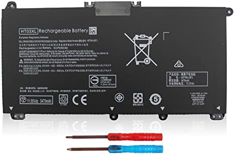 HT03XL Battery Compatible with HP 240 245 250 255 G7 340 348 G5 Pavilion 14-CE 14-ce0027TX 14-CF 14-cm 14Q-CS 15-CS 15-cs0047TX 15-DA 15-CW 15-DB L11421-2C2 L11119-855 HSTNN-LB8L - Shareway