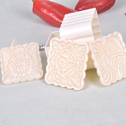 Giftshop12 Mooncake Molds Cookie Cutter Molds Square 150g-185g