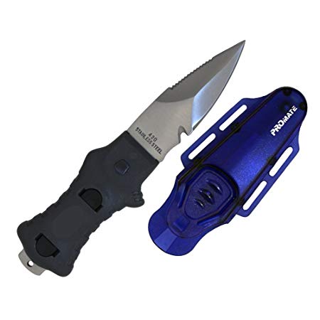 Promate Point Tip Scuba Dive BC Knife (3" Blade)