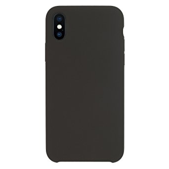 iPhone X Silicone Case, Danbey, Charming Colorful, Matte Surface, Skin Feeling, Easy To Clean, for Apple iPhone X, D1210 (Silicone-Dark Olive)