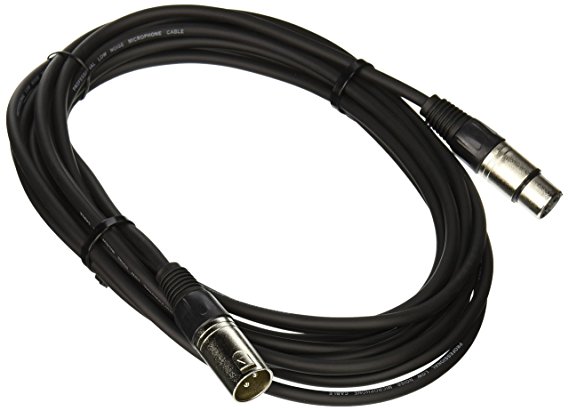 AxcessAbles XLR Male to XLR Female Microphone Audio Cables (2 Pack)