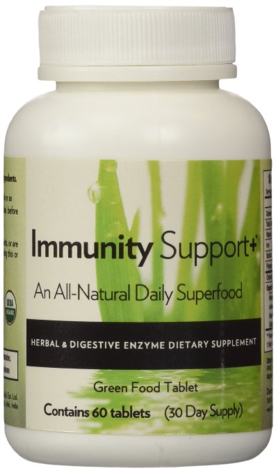 Immune System Booster ★ Organic Immunity Support   is a Plant Based Superfood Packed Green Supplement with an Herbal Digestive Enzyme blend ★ Supercharge Your Immune System with All Natural Immune Support.