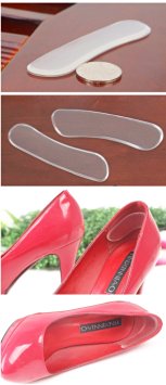 Services for You Silicone Cushion Shoe Insoles - Heel Pad(3 Pairs)