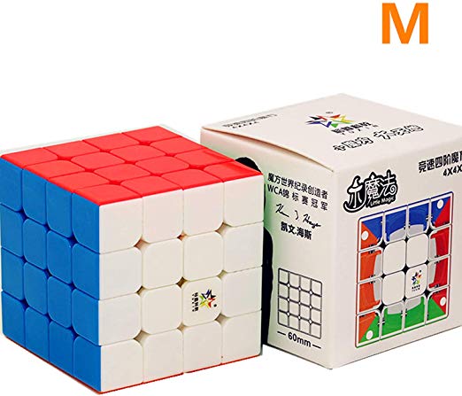 LiangCuber YuXin Little Magic 4x4 M Speed Cube Stickerless Yuxin Zhisheng Little Magic 4x4x4 Magnetic Cube Puzzle