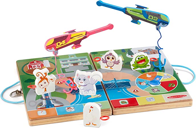 Melissa & Doug Paw Patrol 2 Spy, Find, & Rescue - PAW Patrol Travel Game, Portable Games, PAW Patrol Toys For Kids Ages 3  - FSC-Certified Materials