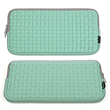 Case Star ® Neoprene Sleeve Case Bag with Anti Shock EVA Foam Shock Resistant Padding Inside and Impact Cushion Padding Outside for Apple Bluetooth Wireless Keyboard A1314 / Magic Keyboard A1644