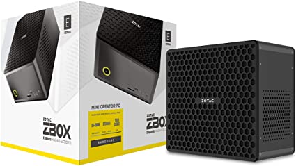 ZOTAC Magnus EC72070S Mini Creator PC GeForce RTX 2070 Super Barebones System, ZBOX-EC72070S-U