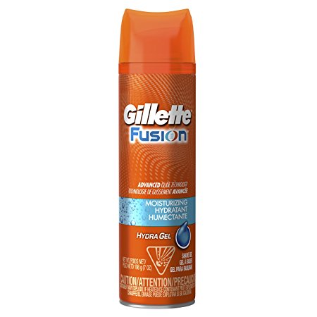 Gillette Fusion Shave Gel, Moisturizing Hydra Gel, 7 Ounce