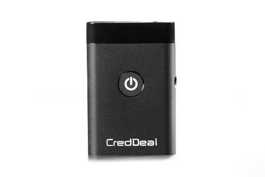 CredDeal Wireless Portable Bluetooth Audio Transmitter and Receiver 2-In-1 Adapters for Audio Devices of Home Audio, Ipod, DVD/CD Player, TVs