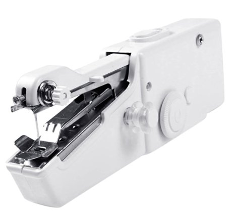 Siensync Handheld Sewing Machine - Portable Household Quick Handy Stitch Tool Great for Traveling or Use in Home Includes Threads Needles Accessories