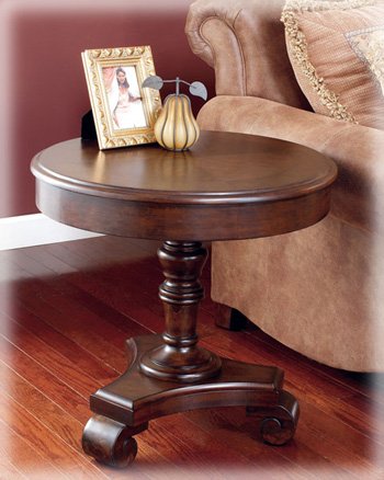 Signature Design by Ashley Old World Dark Rustic End table
