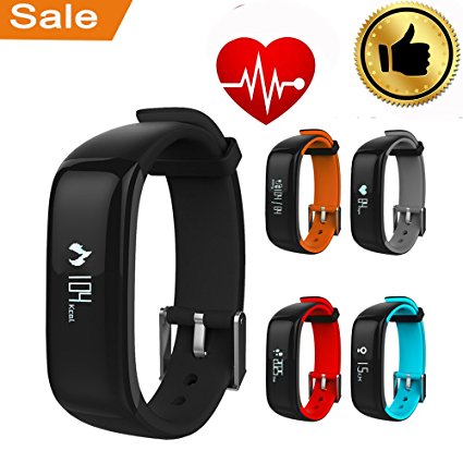 LEMFO P1 Bluetooth Waterproof Fitness Tracker with Heart Rate Monitor and Blood Pressure Sports Smart Wristband Pedometer Smart Bracelet Call Reminder Smart Band For Android iOS