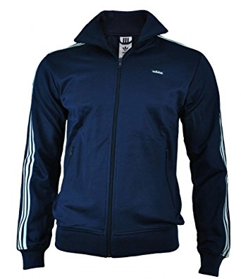 adidas Originals Mens Beckenbauer Track Top in Navy