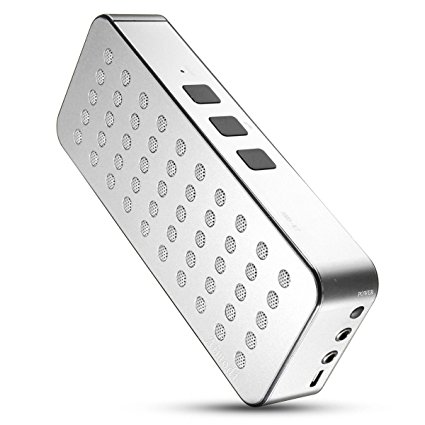 Bluetooth Speaker,ELEGIANT Portable Wireless Bluetooth Speaker Perfect Mini Outdoor Sports Bluetooth Speaker FM Radio TF Card Speaker for phones Silver