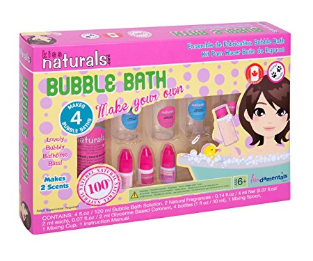 Kiss Naturals all natural bubble bath making kit - satisfaction guarantee