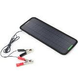 ALLPOWERS New 18V 5W Portable Solar Car Boat Power Solar Panel Battery Charger Maintainer for Automobile Motorcycle Tractor Boat Batteries