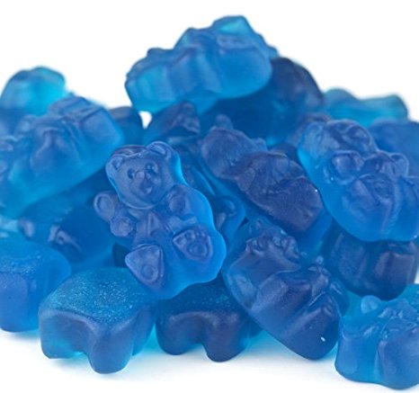 Gummi Bears - Blue Raspberry, 5 lbs