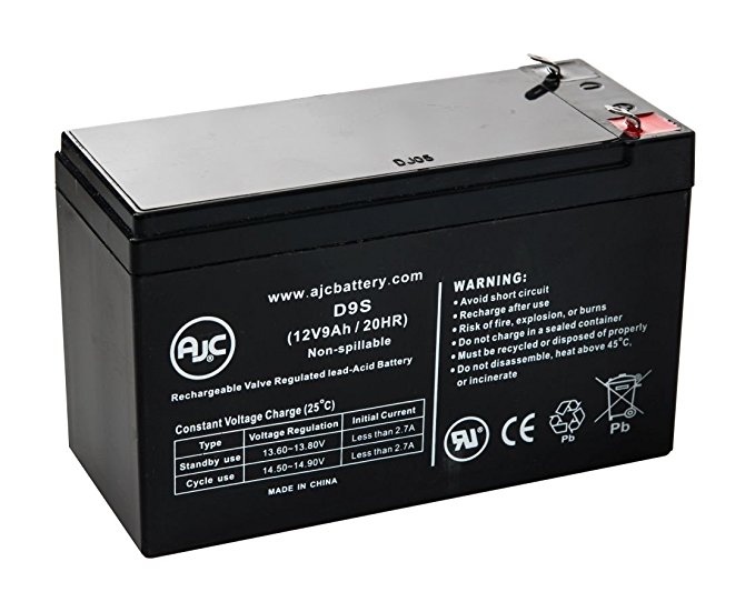 APC Back-UPS NS 8 Outlet 600VA 120V (BN600R) 12V 9Ah UPS Battery - This is an AJC Brand Replacement