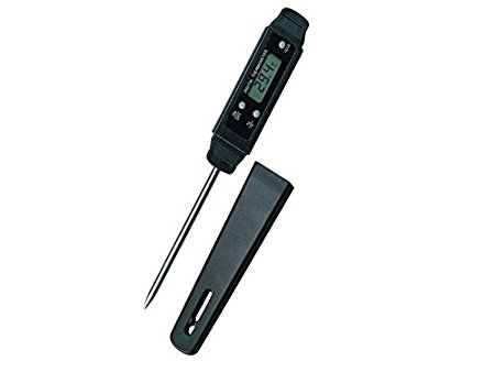 AmaziPro8 Meat Thermometer - 8 Downloadable FREE Recipe Books-Large Digital Readout, FREE Cover and Battery included, Quick-Read, Long Stainless Probe, Convenient Pocket Sized, Dual Temp C/F, Multi-Purpose Functionality, Low Maintenance, Auto-Shutoff, Waterproof - Amazing Food Thermometer - Internal Meat Thermometer - Best Food Thermometer - Candy- Instant Grill - Wireless meat thermometer