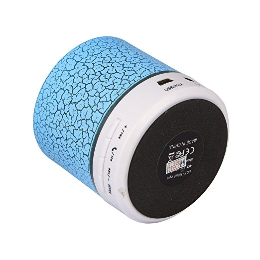 RShop Bluetooth Speaker, Wireless / Portable Bluetooth Speaker, USB Charging / Data Transmission, Support TF Card, 3.5mm Audio Jack, With Hands-Free Function For A Variety Of Outdoor Activities -Blue