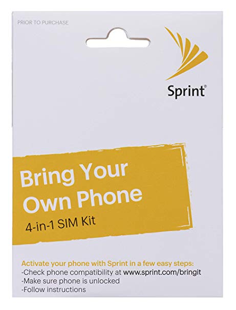 Sprint Sim Kit - Your Phone. Our Plan. - Unlimited Plans Starting $25/Month