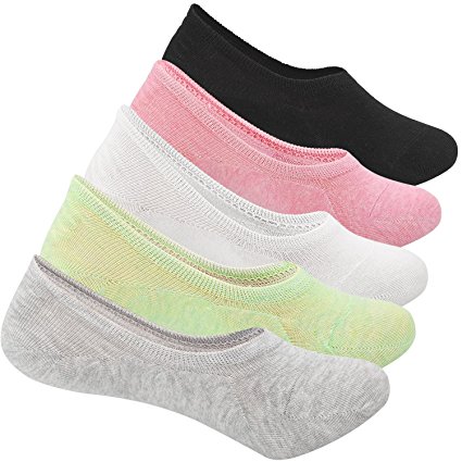 Yolev Liners Low Cut Socks No Show Hidden Loafers Socks ( 5 or 6 Pairs )